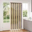 Vidaxl insecten gordijn chenille donkerbruin, beige 100 x 220 cm