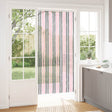 Vidaxl insecten gordijn chenille zilvergrijs en roze 90 x 200 cm