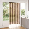 Vidaxl insecten gordijn chenille bruin en beige 100 x 200 cm 100% pp