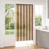 Vidaxl insecten gordijn chenille bruin en beige 100 x 200 cm 100% pp