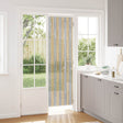 Vidaxl insecten gordijn chenille grijs en beige 56 x 200 cm 100% pp