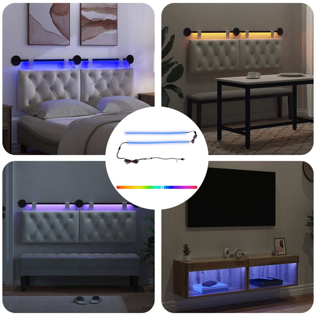 Vidaxl led-strip 110 cm meerkleurig pvc