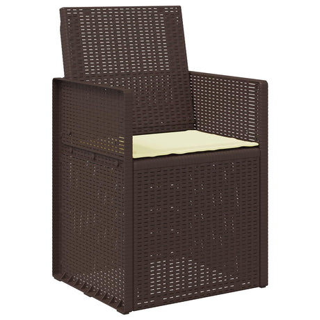 Vidaxl zitkussens 2 st polyester crèmekleurig 47 x 36 x 2 cm