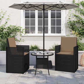 Vidaxl zit- en rugkussens polyester taupe 47 x 45 x 2 cm