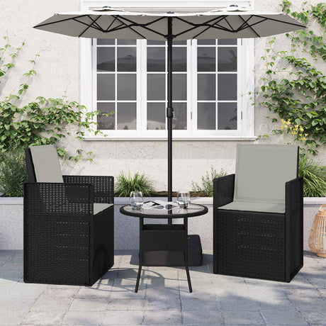 Vidaxl zit- en rugkussens polyester lichtgrijs 47 x 45 x 2 cm