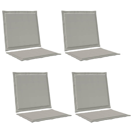 Vidaxl zit- en rugkussens polyester lichtgrijs 47 x 45 x 2 cm