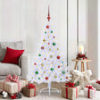 Vidaxl kunstkerstboom met 150 led wit 150 cm pvc en staal