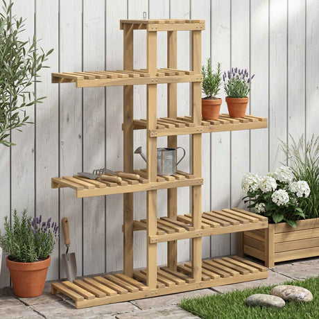 Vidaxl plantenstandaard witgewassen 93 x 25 x 114,5 cm