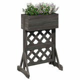 Vidaxl verticale tuin trellis grijs 48 x 30 x 70,5 cm
