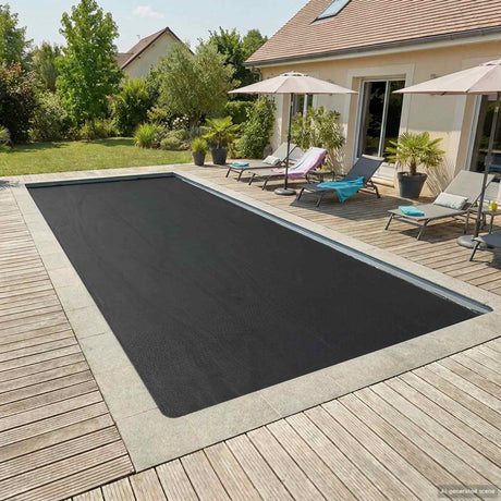 Vidaxl zonne zwembadoverkapping extra zwaar 732 x 366 cm 400 μm pe