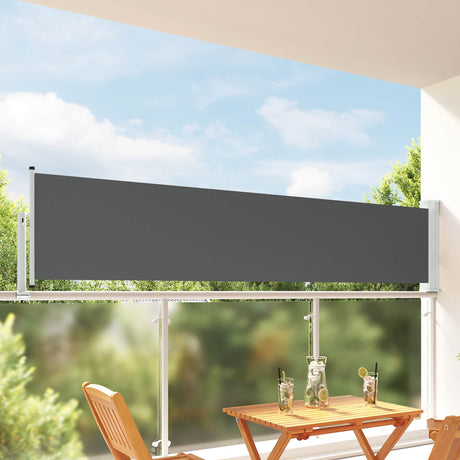 Vidaxl zijkant luifel 60 x 300 cm 100% polyester ijzer staal