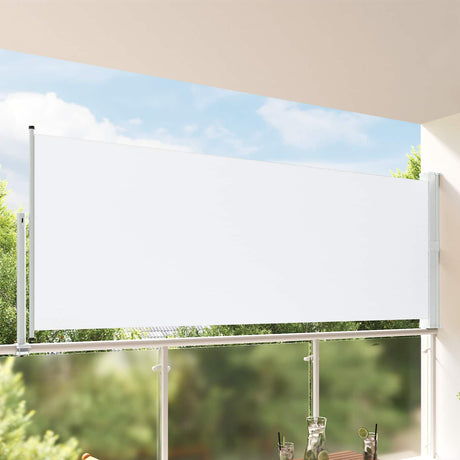 Vidaxl zijkant luifel 140 x 300 cm 100% polyester ijzer staal