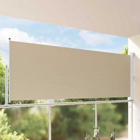 Vidaxl zijkant luifel 160 x 300 cm 100% polyester ijzer staal