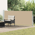 Vidaxl uittrekbaar zijscherm rechthoekig 160 x 500 cm polyester beige