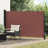 Vidaxl uittrekbaar zijscherm 300 x 170 cm polyester rechthoekig bruin