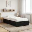 Vidaxl bedframe zwart eiken 80 x 200 cm bewerkt hout