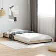 Vidaxl bedframe sonoma eiken 80 x 200 cm bewerkt hout