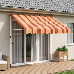 Vidaxl handmatig uitschuifbare luifel multikleur 150 x 115 x 300 cm