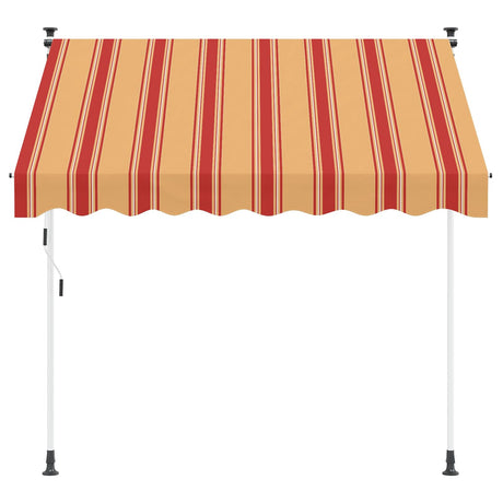 Vidaxl handmatig uitschuifbare luifel multikleur 350 x 115 x 300 cm