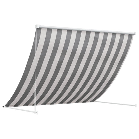 Vidaxl markies antraciet en wit 300 x 150 cm