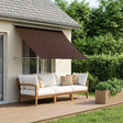 Vidaxl markies bruin 200 x 150 cm 180 g m² polyester met pu coating