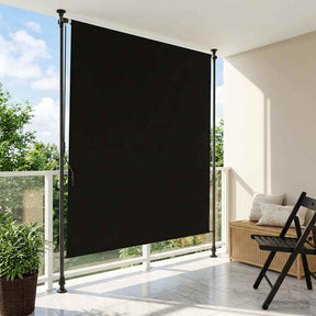 Vidaxl buiten rolgordijn zwart 200 x 270 cm