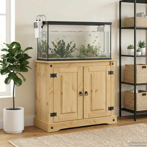 Vidaxl aquarium stand corona bruin 81,5 x 37 x 73 cm 250 kg