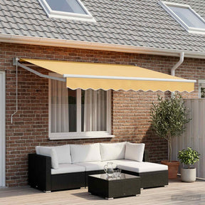 Vidaxl vervangend zonneschermdoek voor 3,5x2 m zand polyester