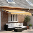 Vidaxl vervangend zonneschermdoek voor 4,5x3,5 m zand polyester