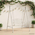 Vidaxl schommelframe antiek wit 113 x 121,5 x 168 cm staal