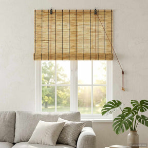 Vidaxl rolgordijn naturel 80 x 160 cm riet