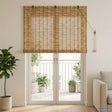 Vidaxl rolgordijn bruin 140 x 220 cm riet