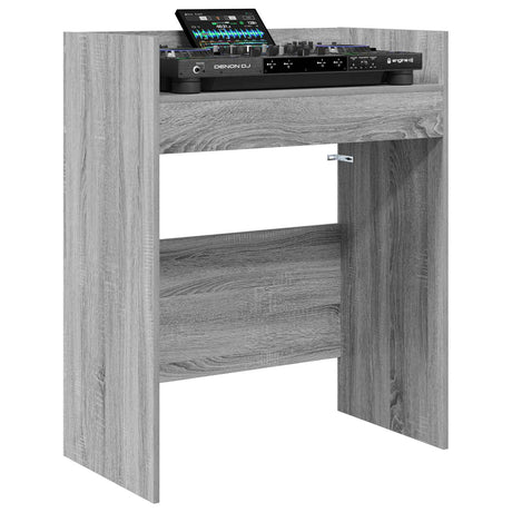 Vidaxl dj tafel grijs sonoma 102 x 45 x 102 cm bewerkt hout