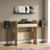 Vidaxl dj tafel sonoma eiken 62 x 45 x 102 cm bewerkt hout