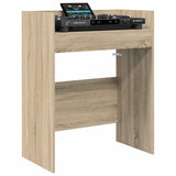 Vidaxl dj tafel sonoma eiken 62 x 45 x 102 cm bewerkt hout