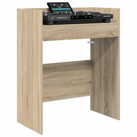 Vidaxl dj tafel sonoma eiken 62 x 45 x 102 cm bewerkt hout