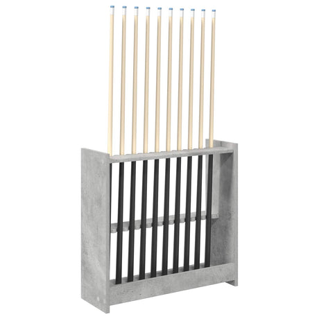 Vidaxl biljartkeu standaard bewerkt hout 60 x 20 x 57 cm betongrijs