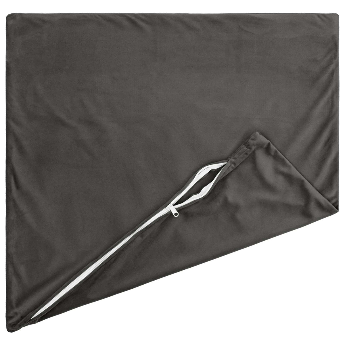 Vidaxl kussensloop 2 pcs heerlen donkergrijs 40 x 40 cm fluweel