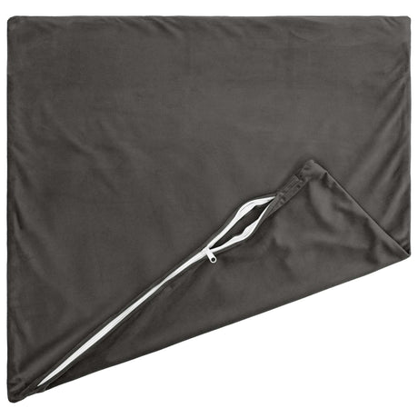 Vidaxl kussensloop 2 pcs heerlen donkergrijs 40 x 40 cm fluweel