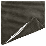 Vidaxl kussensloop 12 pcs heerlen antracietkleurig 40 x 40 cm corduroy