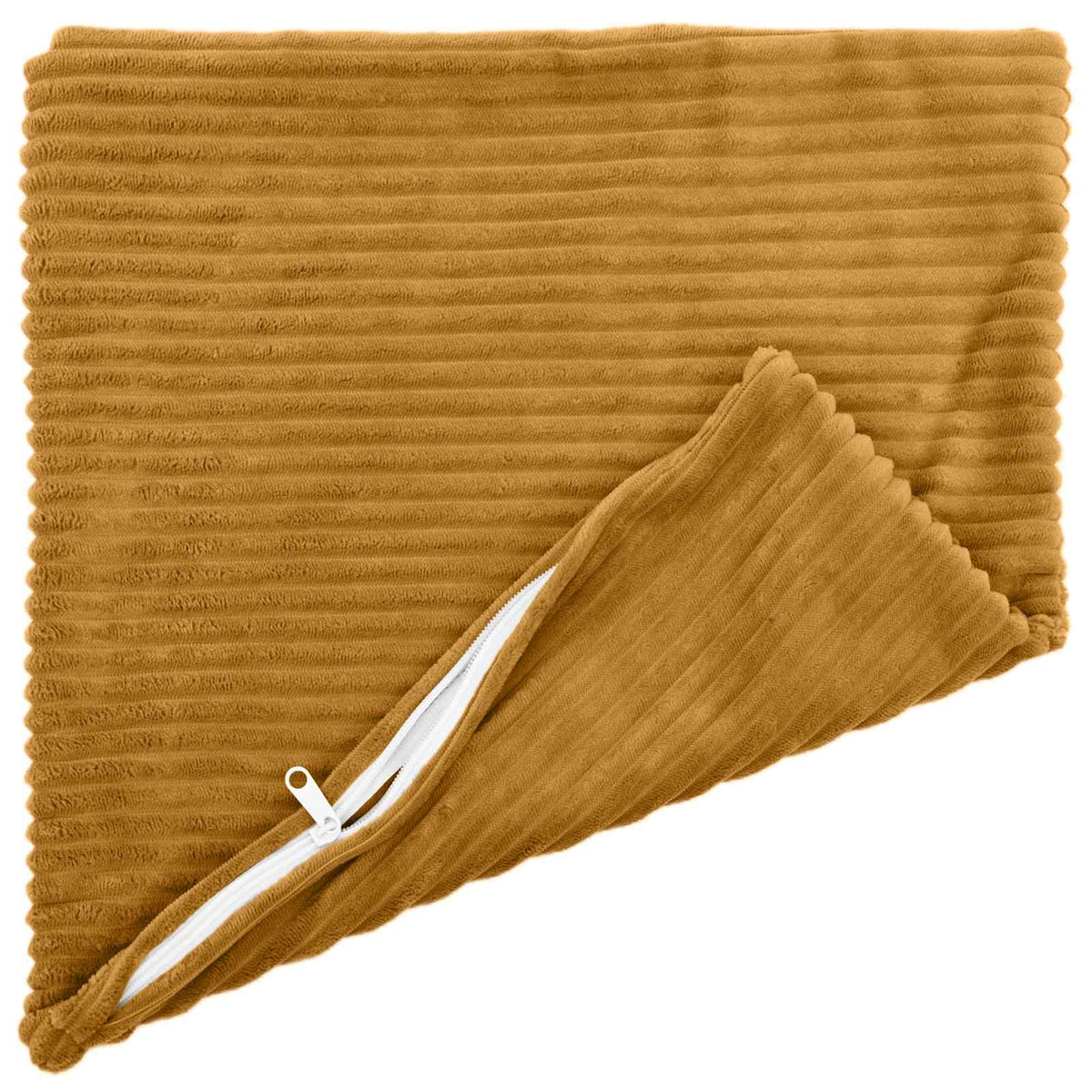 Vidaxl kussensloop 6 pcs heerlen geel 40 x 40 cm corduroy