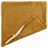 Vidaxl kussensloop 6 pcs heerlen geel 40 x 40 cm corduroy