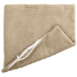 Vidaxl kussensloop 6 pcs heerlen taupe 40 x 40 cm corduroy