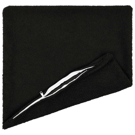 Vidaxl kussensloop 6 pcs heerlen zwart 40 x 40 cm bouclé
