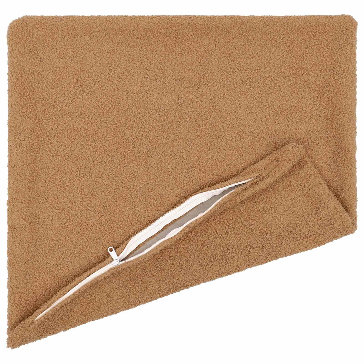 Vidaxl kussensloop 2 pcs heerlen beige 40 x 40 cm bouclé