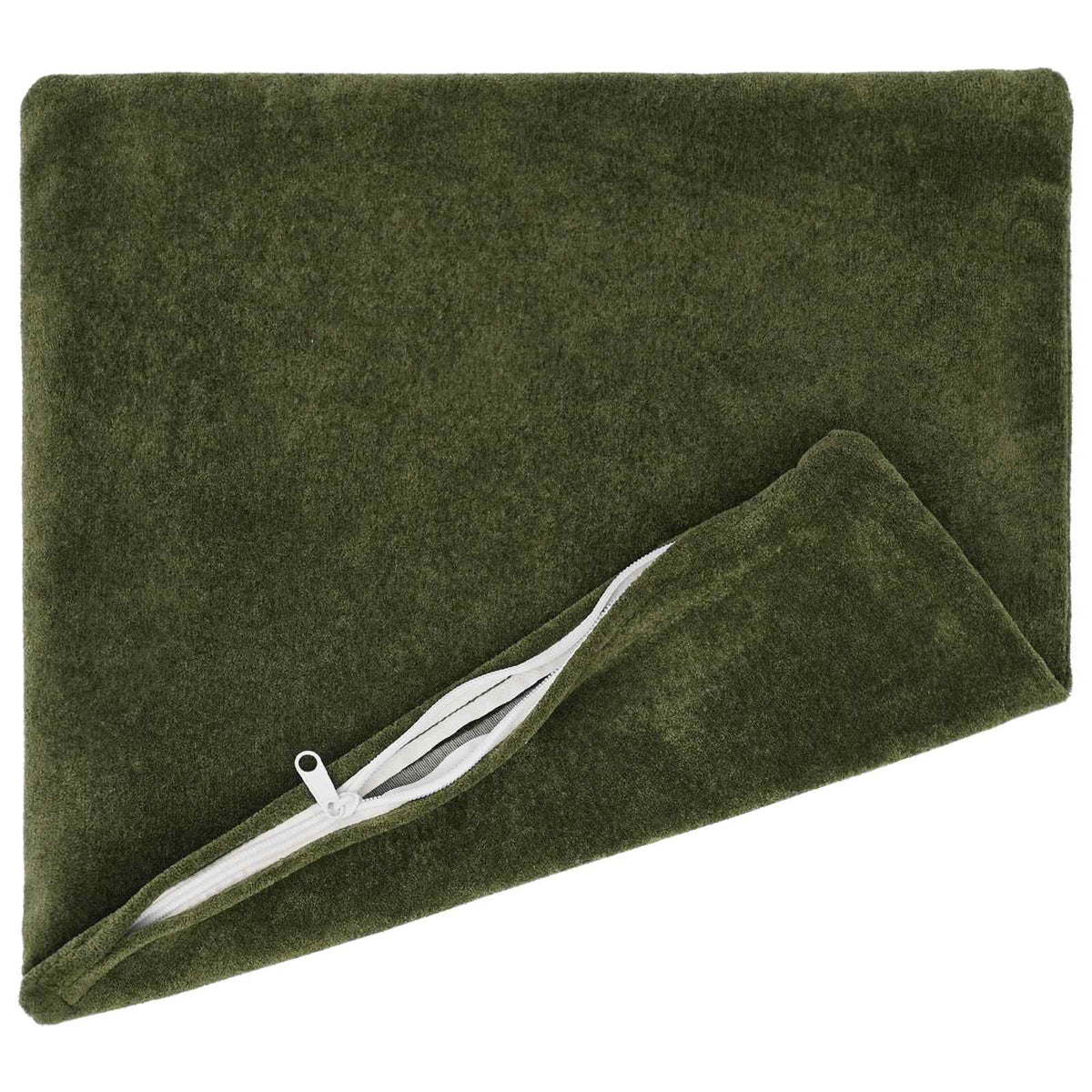 Vidaxl kussensloop 12 pcs heerlen groen 40 x 40 cm microfiber fleece