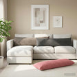 Vidaxl kussensloop heerlen lichtgrijs 40 x 145 cm fluweel