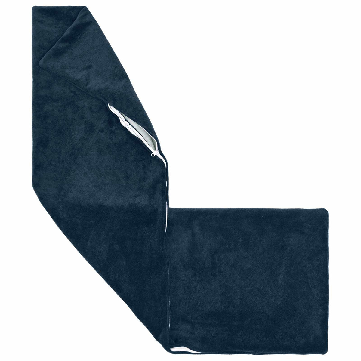 Vidaxl kussensloop 2 pcs heerlen blauw 40 x 145 cm microfiber fleece