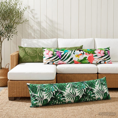 Vidaxl kussensloop heerlen meerkleurig 40 x 145 cm polyester