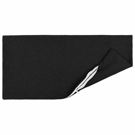 Vidaxl kussensloop 2 st heerlen zwart 40 x 60 cm stof